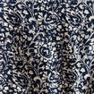 Robe longue trapèze bleu femme