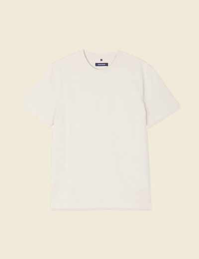 T-shirt manches courtes beige homme