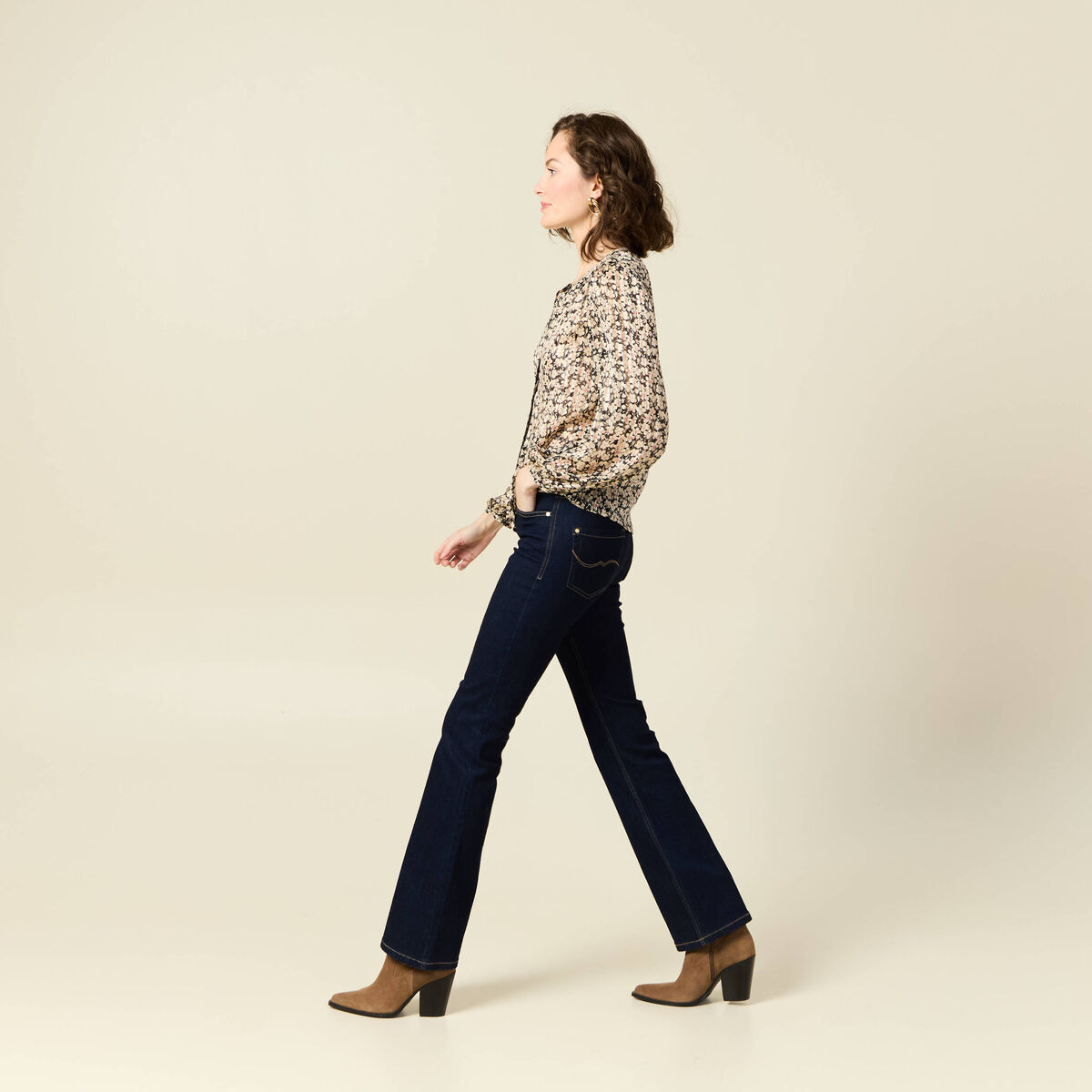 Chemise éco-responsable noir femme
