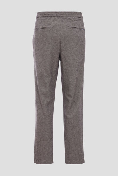 Pantalon chino marron foncé homme