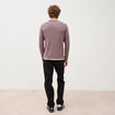 T-shirt manches longues mauve homme