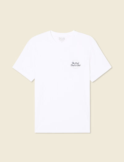 T-shirt manches courtes blanc homme
