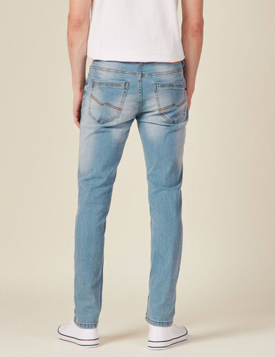 Jeans slim stretch longueur 34 denim used homme