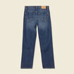 Jeans straight taille haute denim stone femme