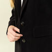 Veste blazer velours noir femme