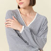 T-shirt manches longues ecru femme