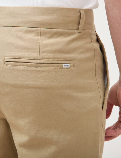 Bermuda vert olive homme
