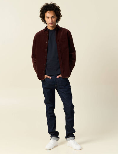 T-shirt éco-responsable bleu marine homme