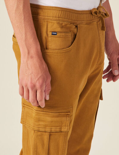 Pantalon battle slim vert olive homme