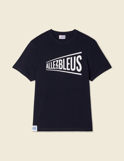 T-shirt manches courtes bleu marine homme