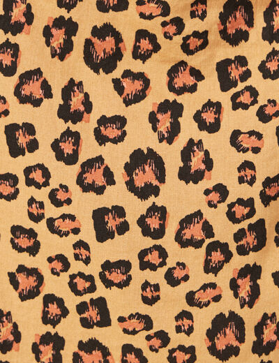 Jupe midi portefeuille fendue sable femme