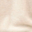 Gilet manches longues col rond beige femme