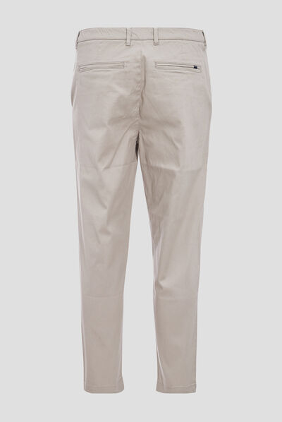 Pantalon chino tappered beige homme
