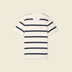 T-shirt manches courtes ecru homme