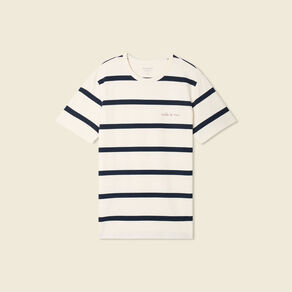 t shirt manches courtes ecru homme T-shirt manches courtes ecru homme