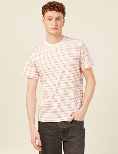 T-shirt éco-responsable ecru homme