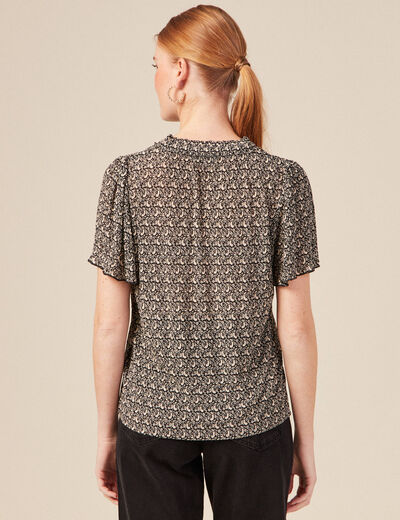 T-shirt éco-responsable noir femme