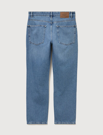Jeans regular longueur 32 denim bleach homme