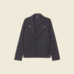 Gilet manches longues noir femme