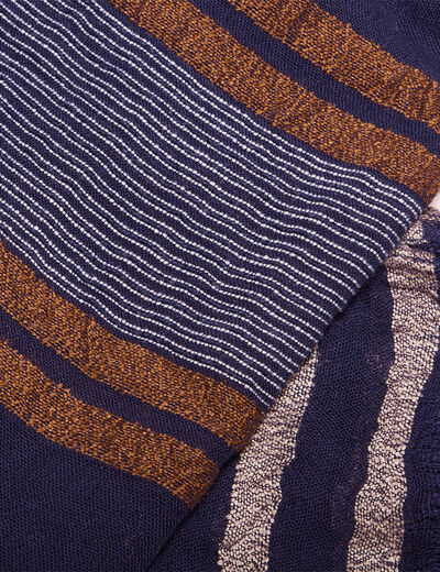 Foulard bleu marine homme