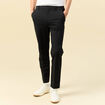Pantalon chino stretch noir homme