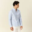 Chemise manches longues bleu clair homme