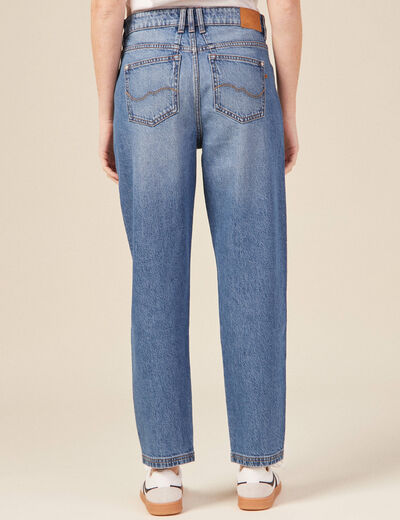 Jeans boyfriend 7/8ème denim stone femme