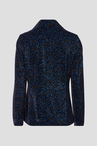 Veste esprit blazer droite noir femme