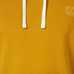 Sweat capuche éco-responsable jaune moutarde homme
