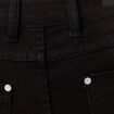 Jeans regular 5 poches denim noir femme
