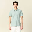 Polo manches courtes vert clair homme