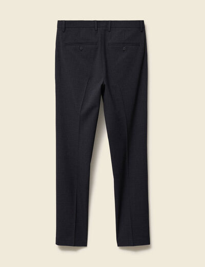 Pantalon chino droit longueur 32 noir homme