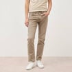 Jeans straight longueur 32 denim denim beige homme