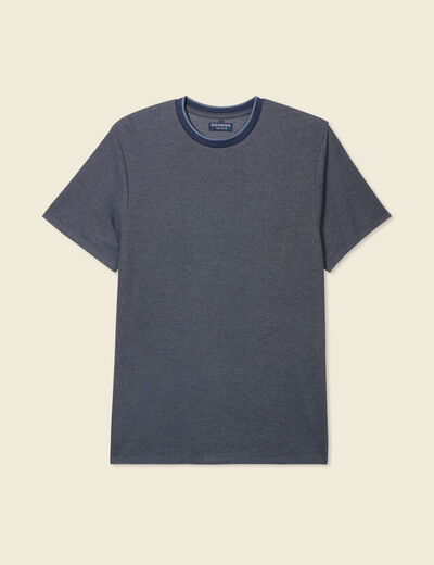 T-shirt manches courtes bleu marine homme