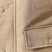Veste droite mi-longue d&eacute;perlante sable homme