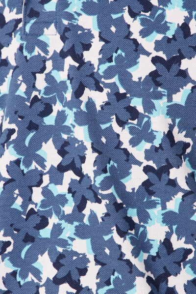Polo manches courtes bleu homme