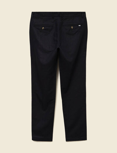 Pantalon chino noir homme