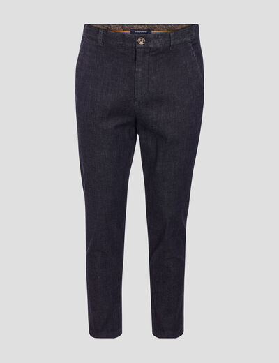 Jeans straight chino denim brut clean homme