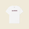 T-shirt manches courtes ecru homme