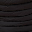 Doudoune ajust&eacute;e mi-longue &agrave; capuche noir femme