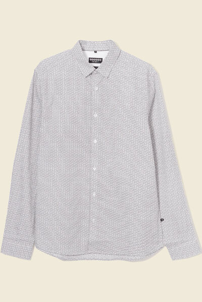 Chemise éco-responsable blanc homme