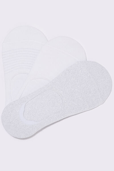 Lot 3 paires socquettes blanc femme