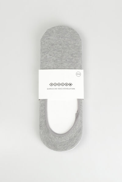 Lot 3 paires chaussettes gris clair homme