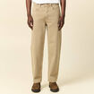 Jeans large 5 poches vert homme