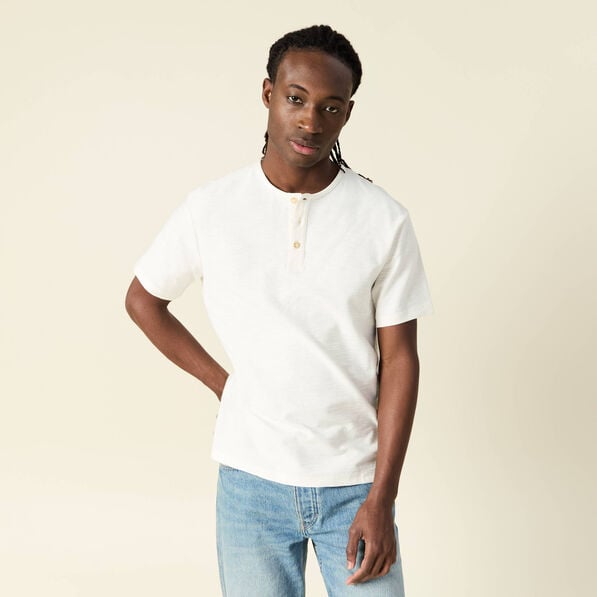 t shirt manches courtes ecru homme T-shirt manches courtes ecru homme