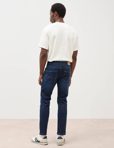 Jeans slim longueur 30 denim brut homme