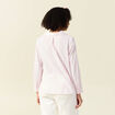 Blouse manches longues rose poudrée femme
