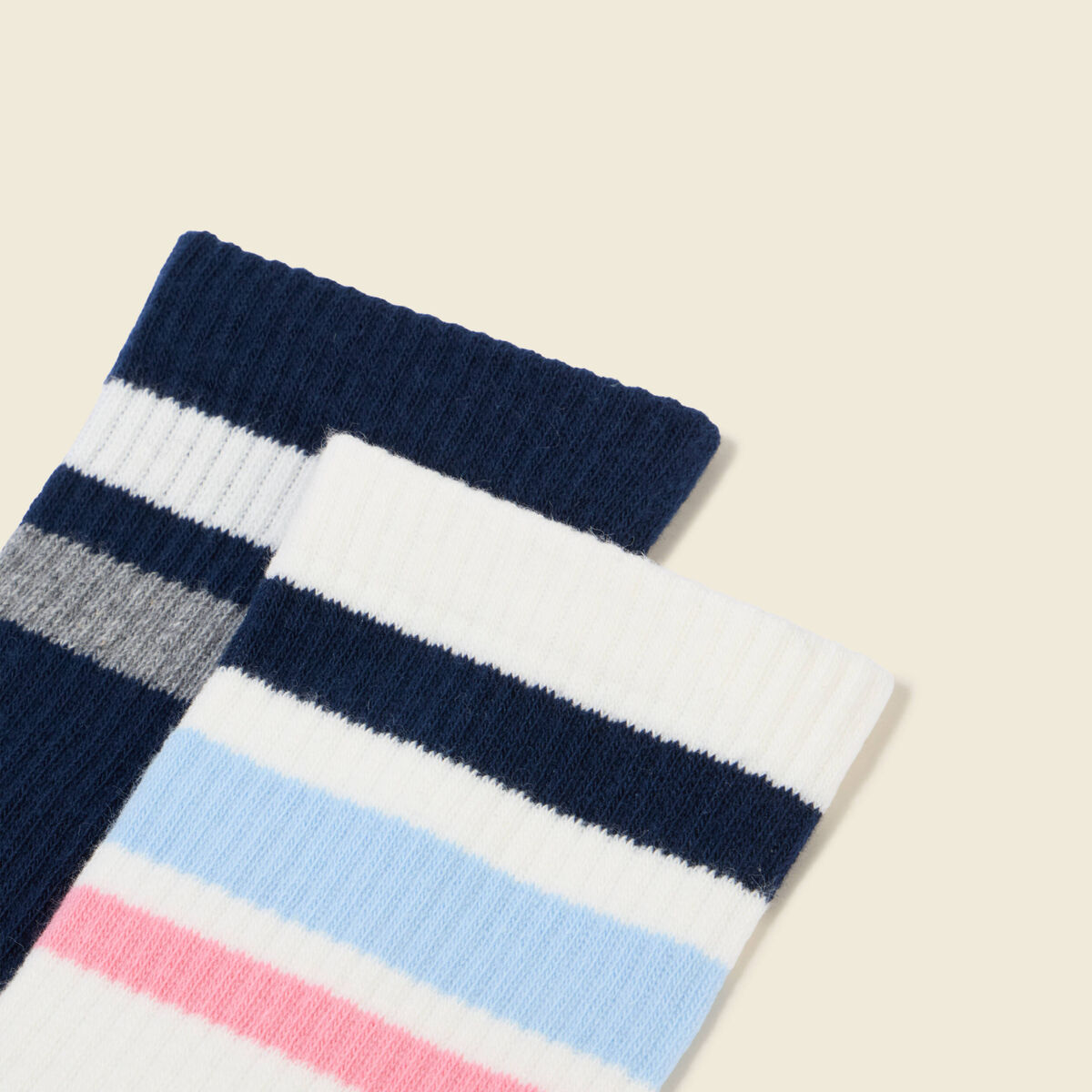 Lot de 2 paires de chaussettes blanc homme
