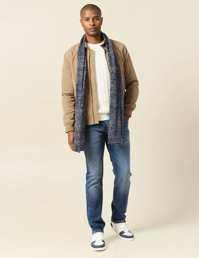 Jeans straight homme denim stone homme