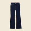 Jeans bootcut denim brut rinse femme